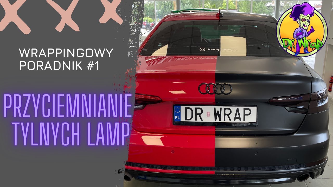 Jak przyciemnić tylne lampy folią | Wrappingowy poradnik #1