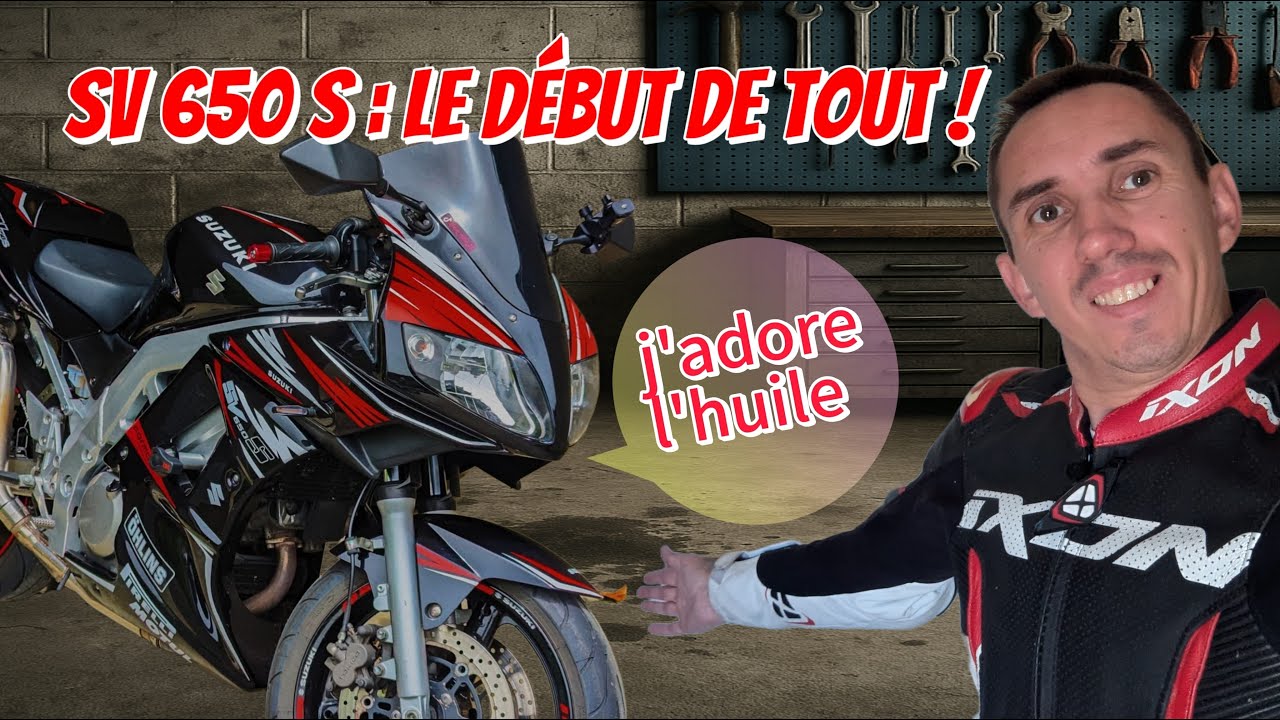 Suzuki SV 650 S ma première moto 🏍 🏍