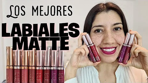 Los mejores LABIALES MATTE! 💋 obvio NATURA | Demo todos los colores incluyendo cereza 🍒