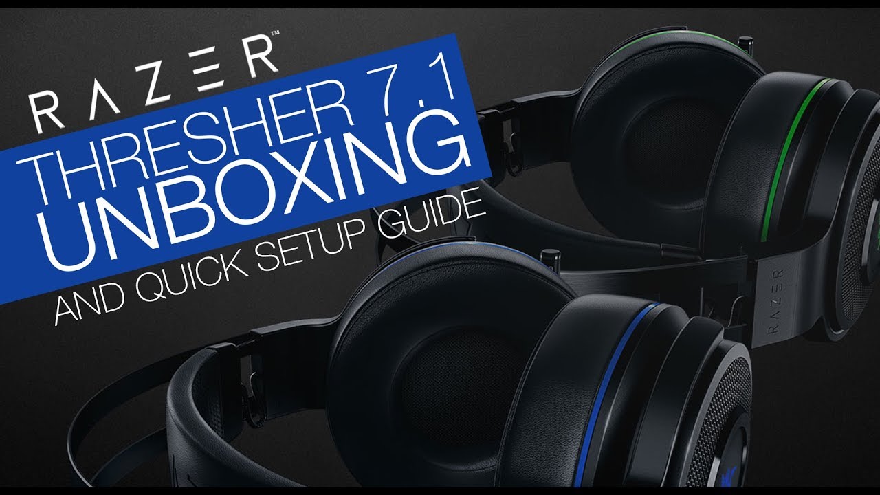 Razer Thresher 7 1 Unboxing And Quick Guide Youtube