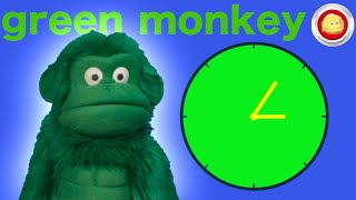 Learn Colours with Green Monkey - Funky Monkey Band | Puppets For Kids | Learning Videos for Kids