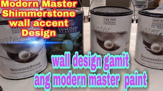 DIY, STEP BY STEP PARA SA WALL NA TEXTURE  MODERN MASTER  SHIMMERSTONE, WALL ACCENT DESIGN screenshot 2