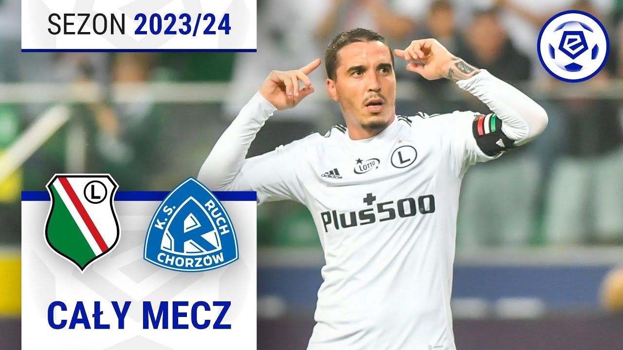 (1/2) Legia Warszawa - Ruch Chorzów | CAŁY MECZ | Ekstraklasa 2023/24 | 3. Kolejka
