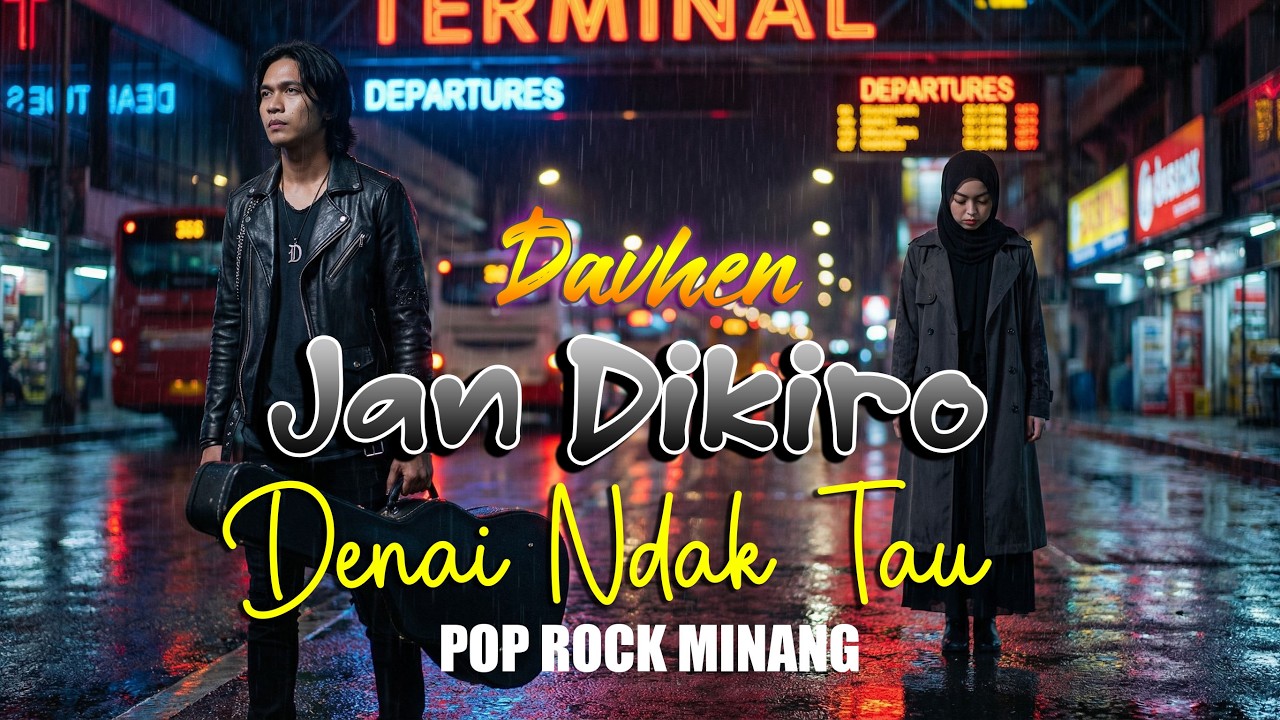 Davhen - Jan Dikiro Denai Ndak Tau (Pop Rock Minang) | Official Lyric Visualizer
