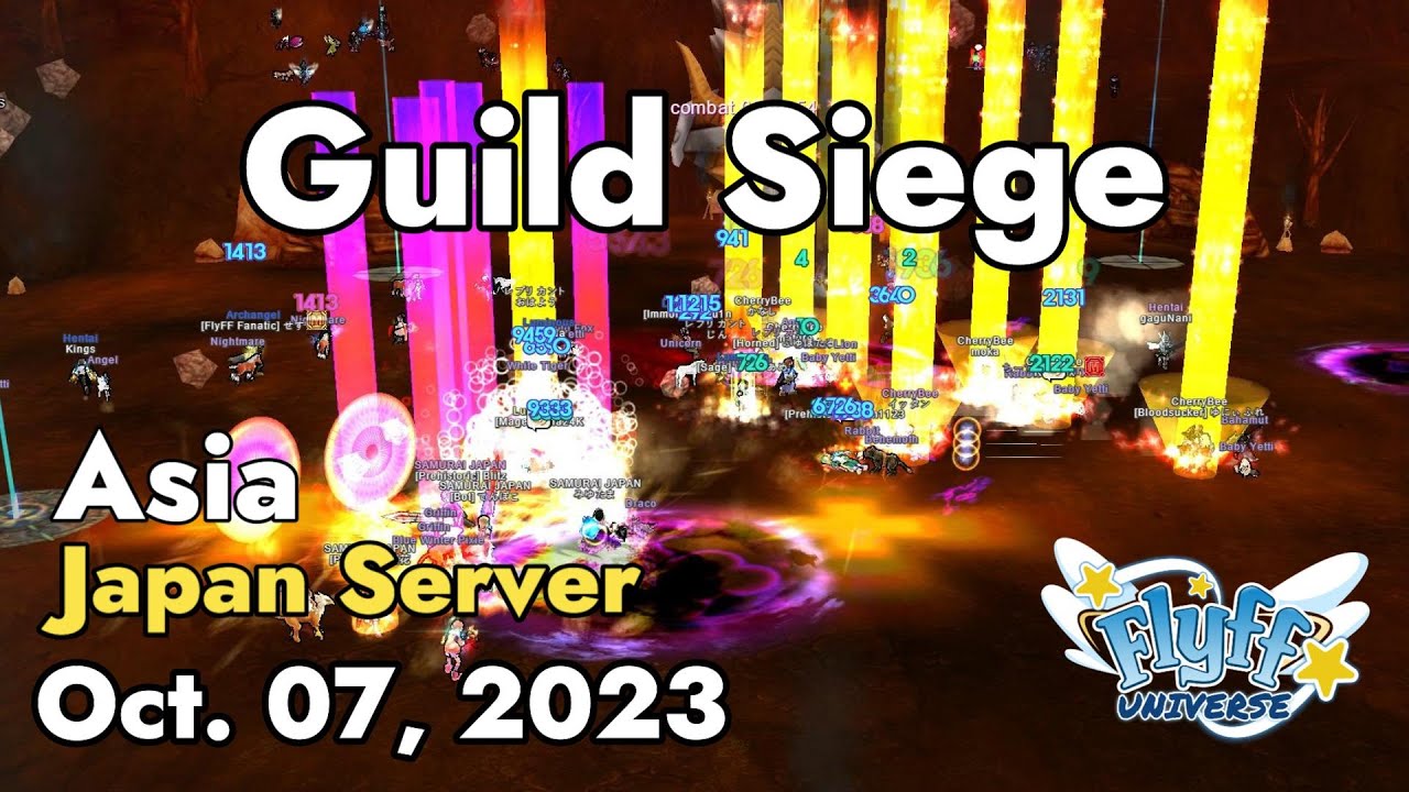 Guild Siege (Japan Server) October 07, 2023 | Flyff Universe