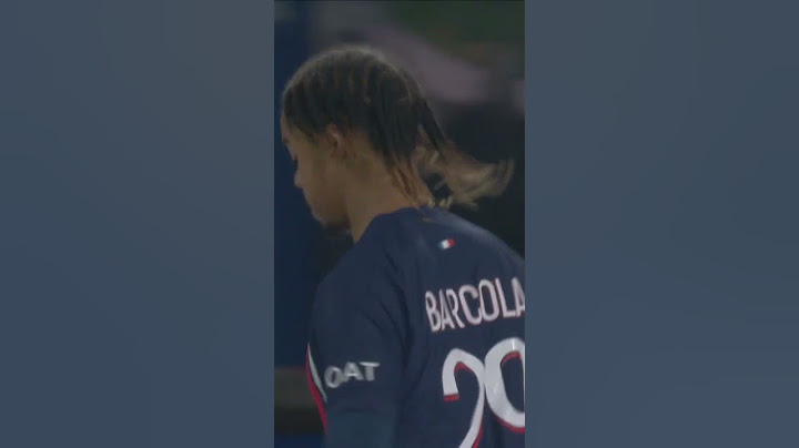 Le premier but de Bradley Barcola sous le maillot du PSG !
