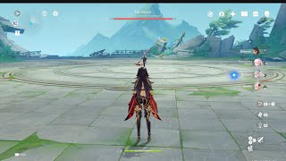 Can Dehya kill level 90 The Knave while being AFK?