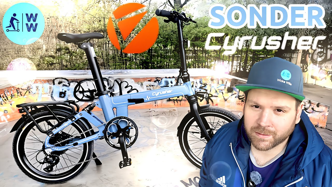 Cyrusher Sonder 🔥 eKlapprad & Fully 🔥 Shimano Sora & Bremse, 25 km/h, 250 Watt, eBike 2025, foldable