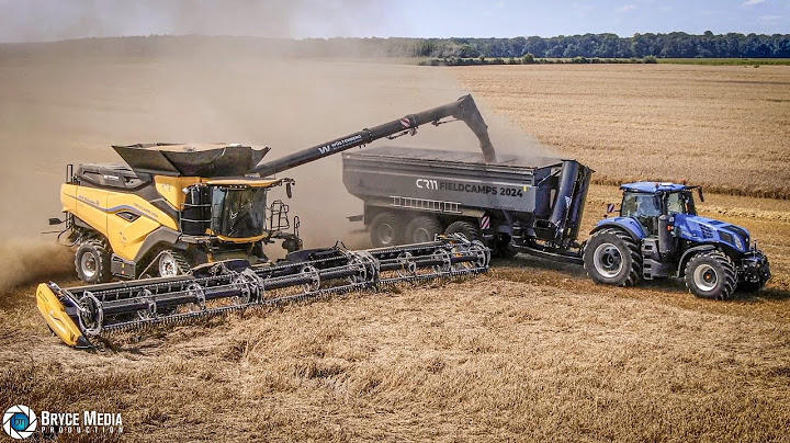 New Holland CR11 Großmähdrescher / New Holland T8 & New Holland T7 / Soundvideo Ernte 2024