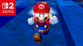 Super Mario Sunshine (Nintendo Switch 2) - 100% Walkthrough Part 9 Gameplay - Sirena Beach 100 Coins