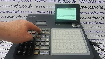 How To Log In And Use The Casio SE C3500 SEC3500 Cash Register