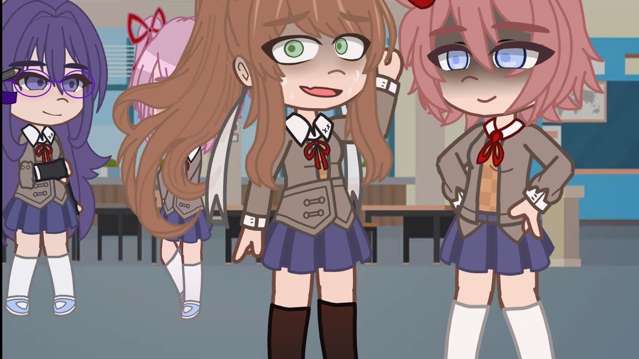 Monika and sayori gacha club - YouTube