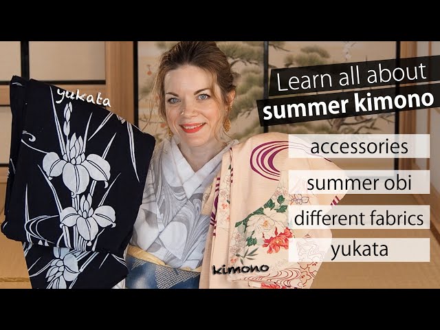 All about Summer Kimono and Yukata class=