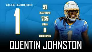Quentin Johnston 2025-2026 Los Angeles Chargers Highlights