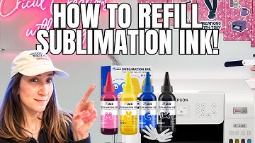 Refilling Sublimation Ink on Epson ET-2720 (and Other Printers)