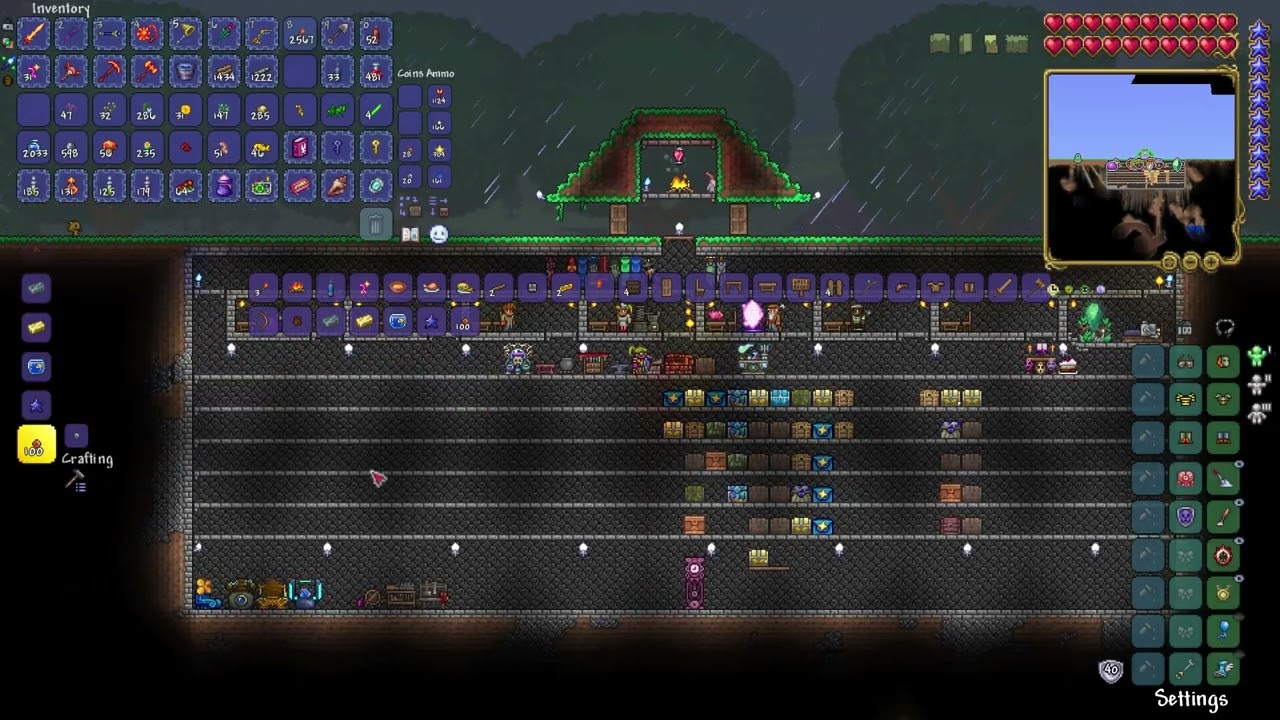 Руководство по превращению медового блока в хрустящий с помощью секретной технологии в Terraria.