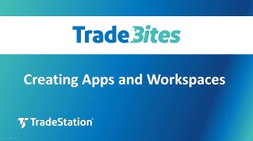 Creating Apps and Workspaces
