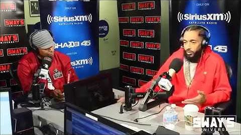 Nipsey Hussle dropping gems for up and coming independent artists on Sway