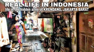 KEHIDUPAN di GANG TERSEMBUNYI KRENDANG, TAMBORA JAKARTA BARAT, Indonesia🇮🇩 WALK ALLEY JAKARTA