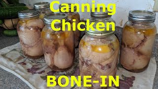 Canning Chicken Bone-In (Raw Pack)