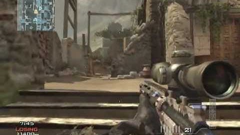 MW3 Throwing Knife Drop Shot Claymore Explosion Kill