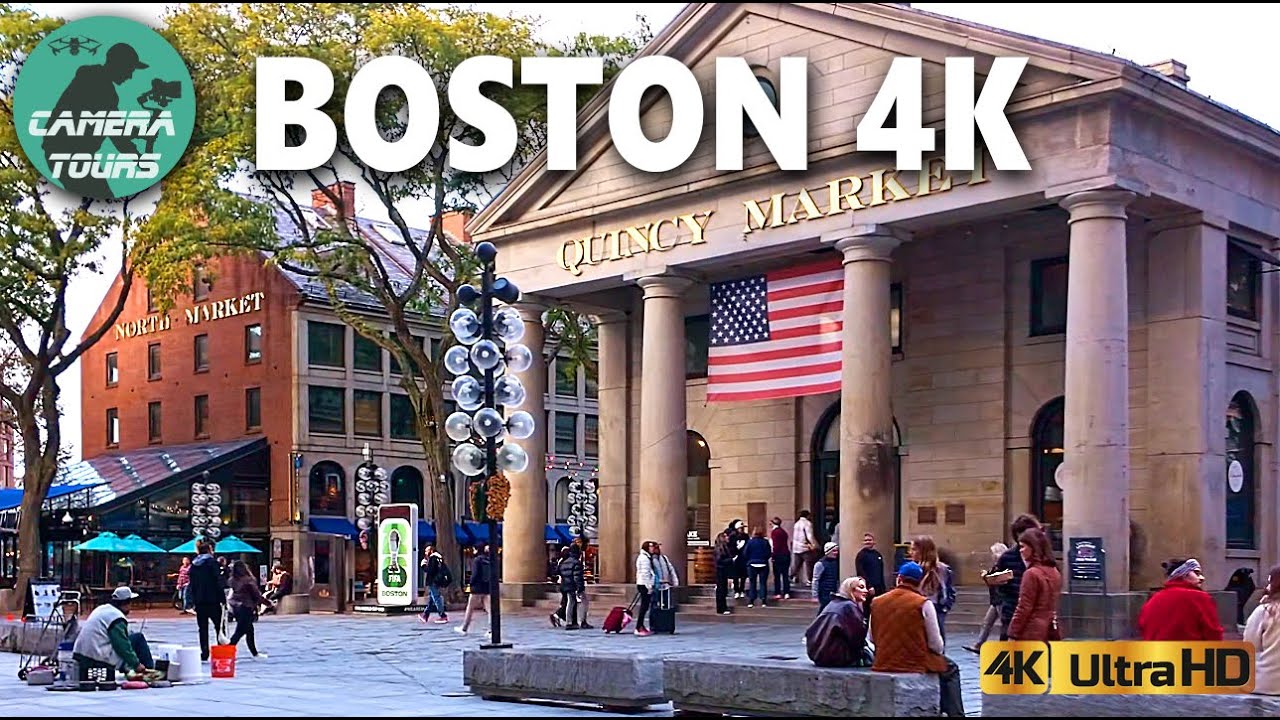 BOSTON Sunset Walk ❤️ Walking Tour on Friday | October 17, 2025 | 4k Video