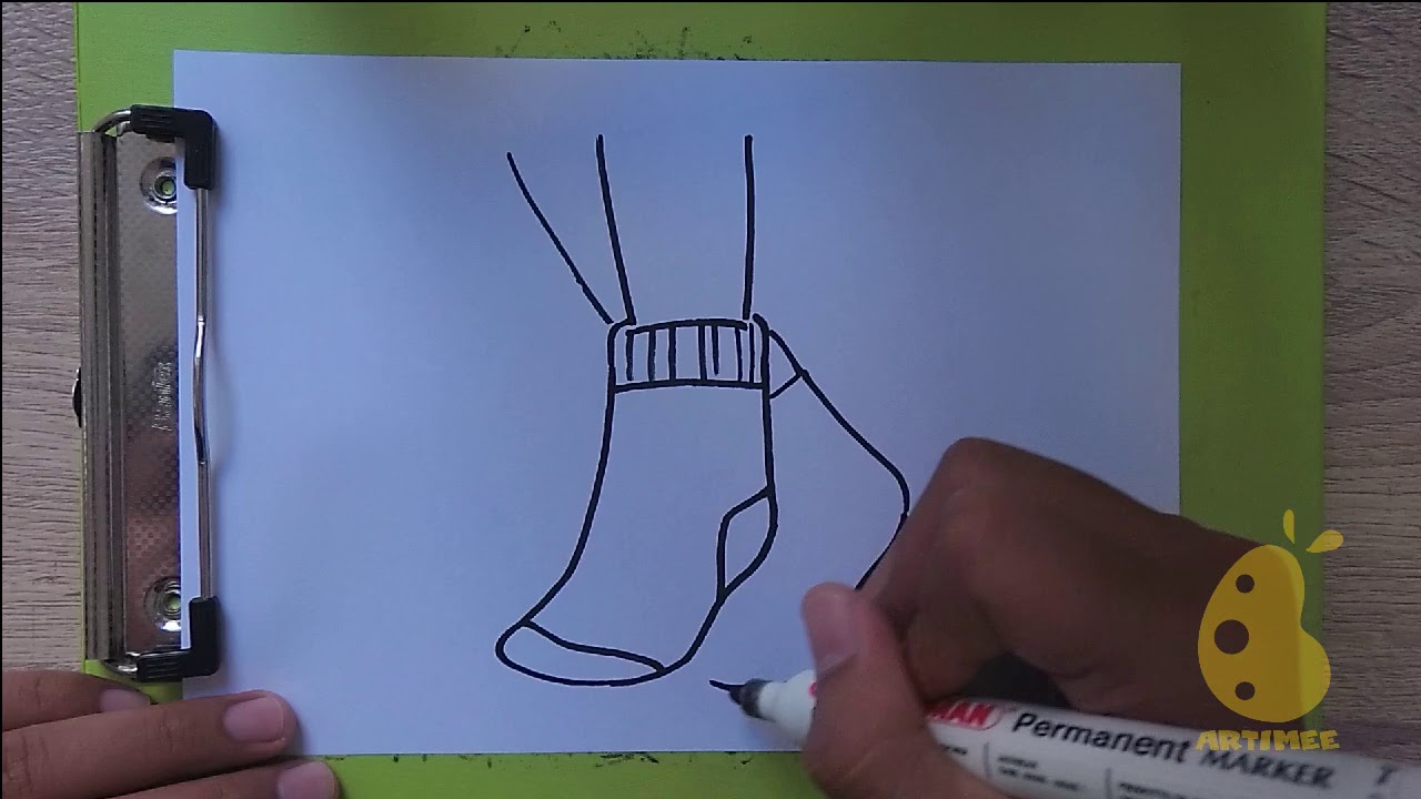 How to Draw Socks YouTube