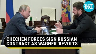 Putins Army Mocks Wagner Revolt Chechen Forces Sign Deal With Russian Defence Ministry