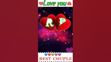 #RP  couple name art status 💞 whatsapp status video 🌺 name latter status video 🌺#nameart #shorts