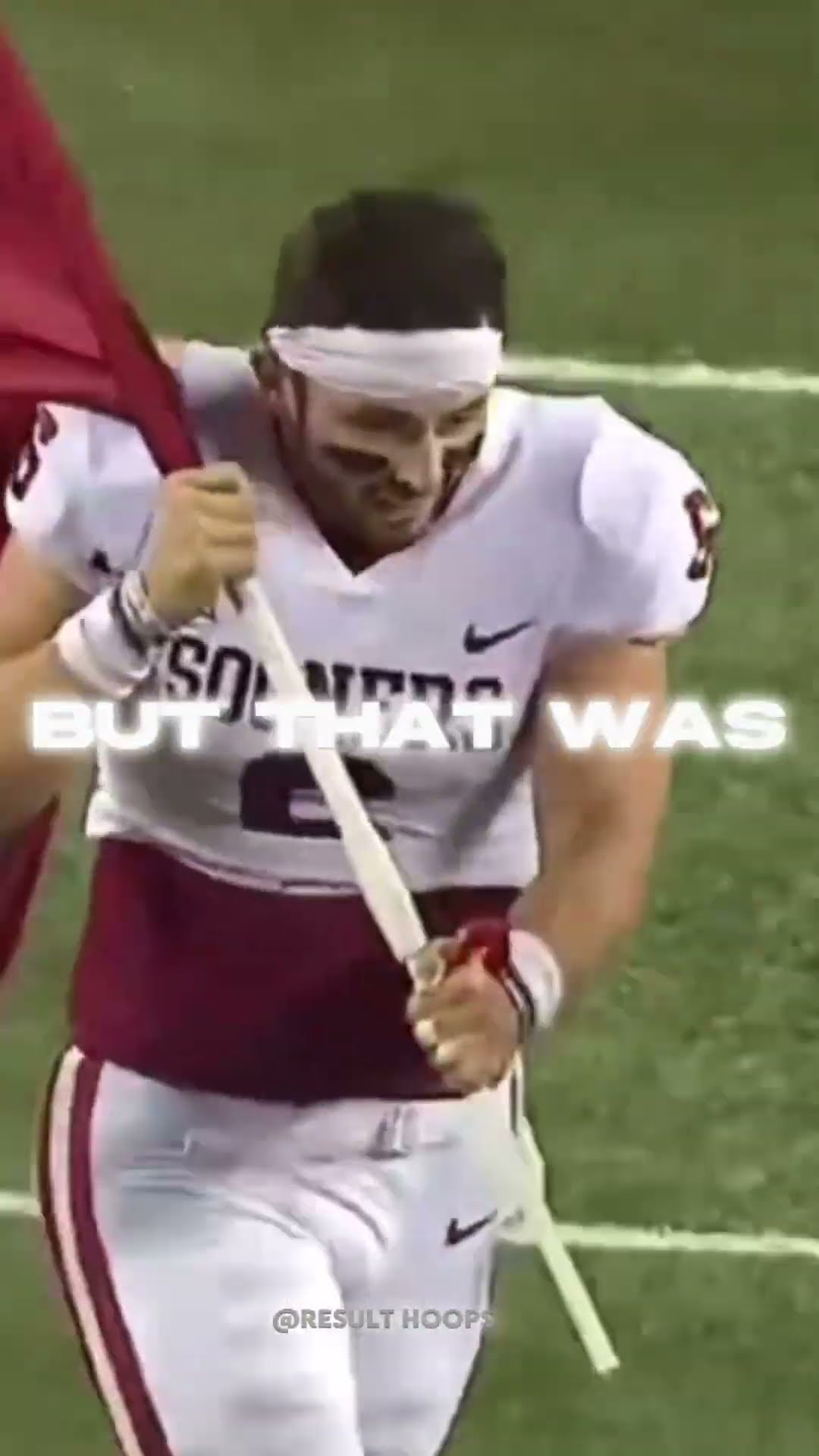 Baker fell off ? #shorts #cfb #bakermayfield #oklahomasooners