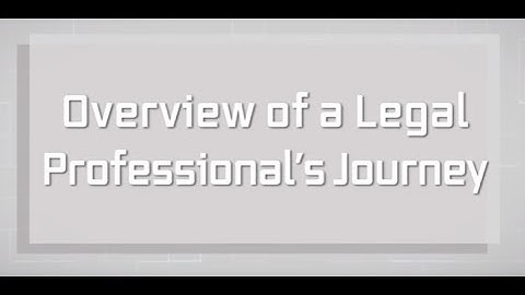 CYB001X John Christiansen 1 Overview of a Legal Professional’s Journey