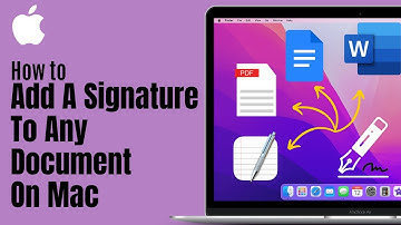 How To Add A Signature To Any Document On Mac