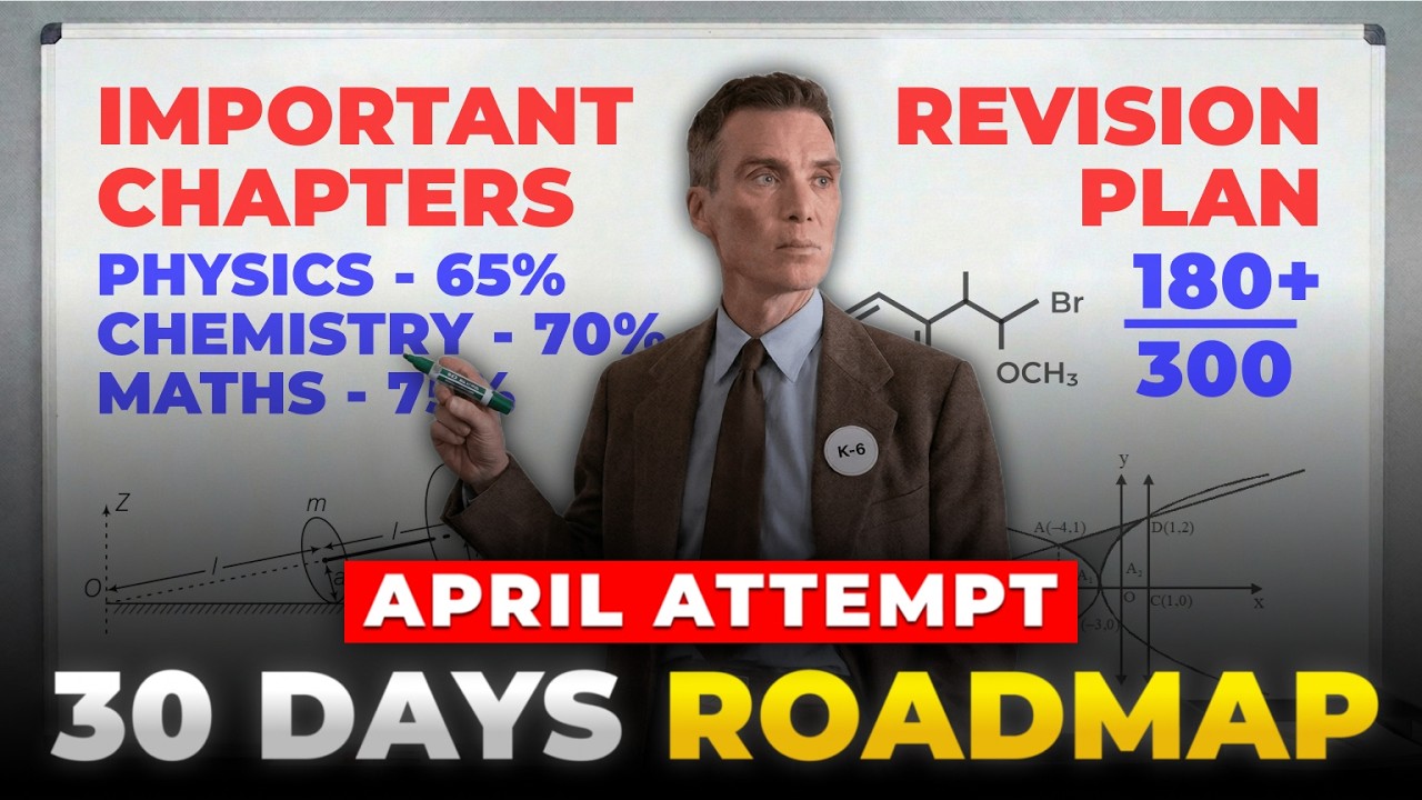 🔥97-99 процентиль за 30 дней? | Стратегия подготовки к JEE Mains 2026 в апреле