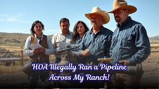 HOA Illegally Ran a Pipeline Across My Ranch – So I Bought the Source and Dried Them Out