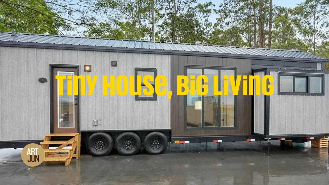 With Three Slide-Out Sections, The Living Space Of This Tiny Home Can Be Remarkably Expanded