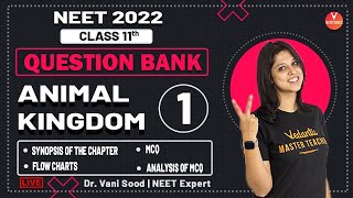 Neet Animal Kingdom Cl 11 Neet Biology Question Bank Part -1 For Neet 2022 Vedantu