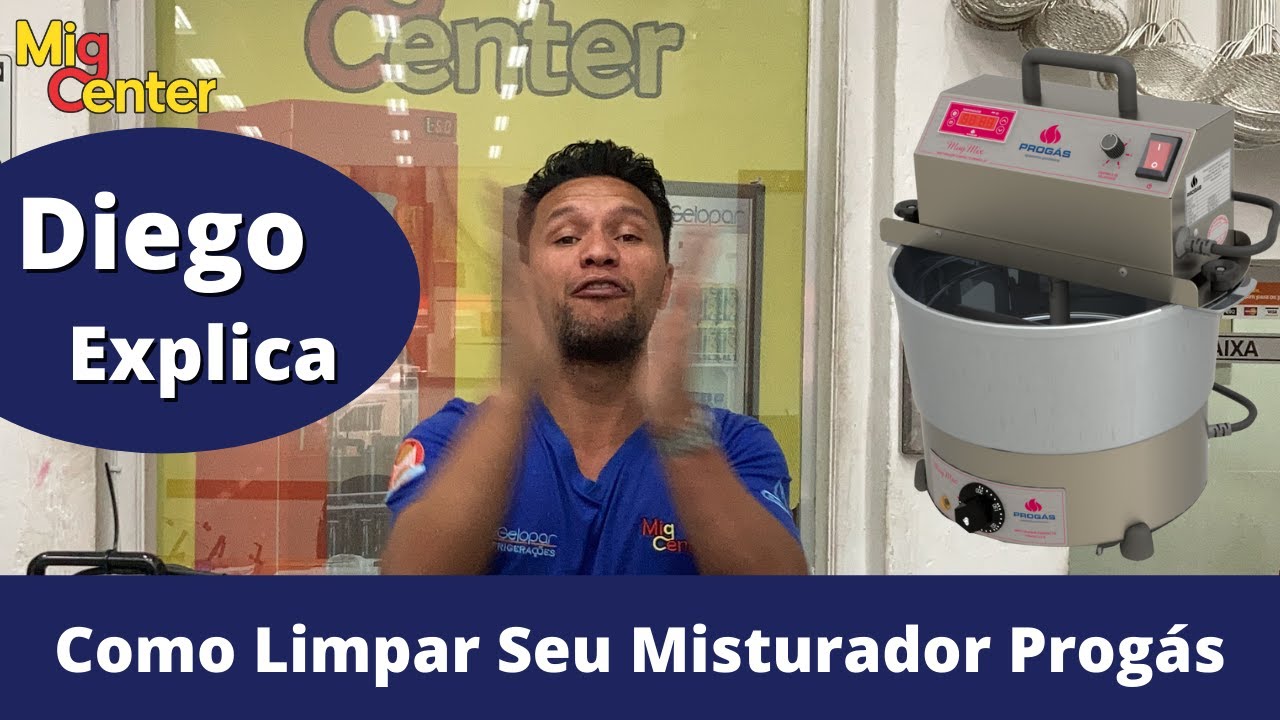 Como Limpar Seu Misturador Progás - Diego Explica - Mig Center