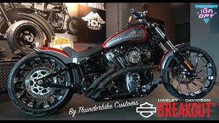 เช็คOPT สายล้อโต! Harley-Davidson BREAKOUT ชุดแต่งคัสตอม By Thunderbike Customs