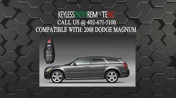 How To Replace Dodge Magnum Key Fob Battery 2008