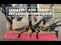 Worlds Cheapest Easiest lawn Striping Kit - How To