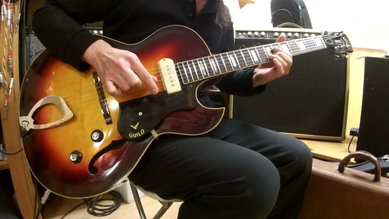 Guild CE-100 1963年製 指弾き - YouTube
