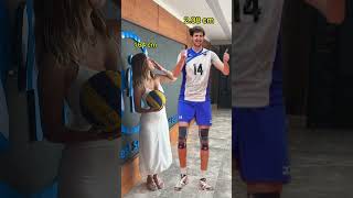 Celebrity I'm comparing my height with volleyball players!🏐📏 Net Worth