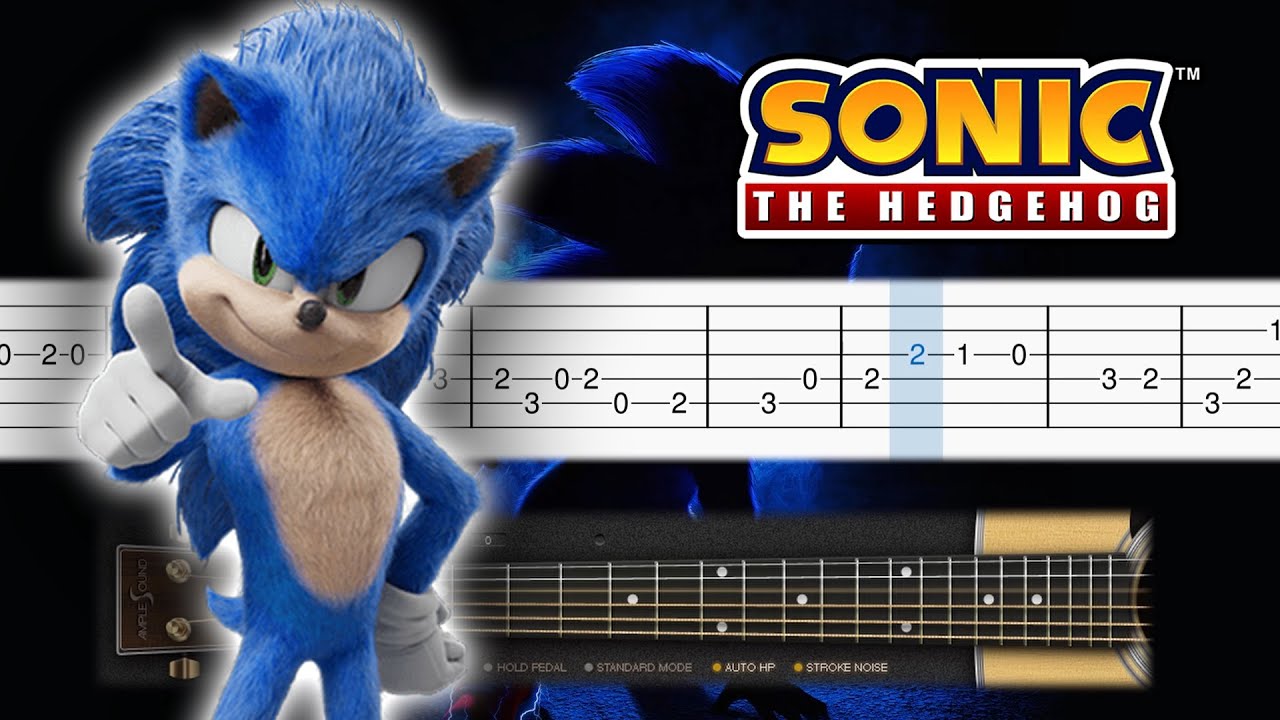 Green Hill Zone Tema, Tablatura Solo de Violão Simplificado