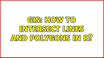 GIS: How to intersect lines and polygons in R? (2 Solutions!!)