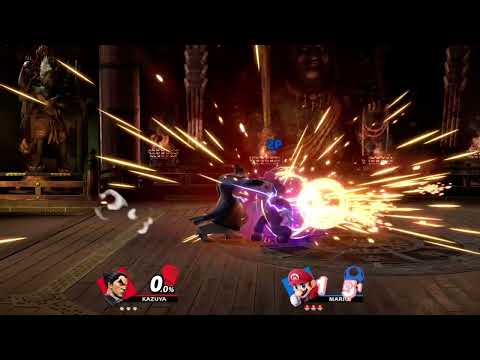 スマブラSP 祝・カズヤ参戦記念 コンボ7連発【Super Smash Bros.Ultimate kazuya combo】