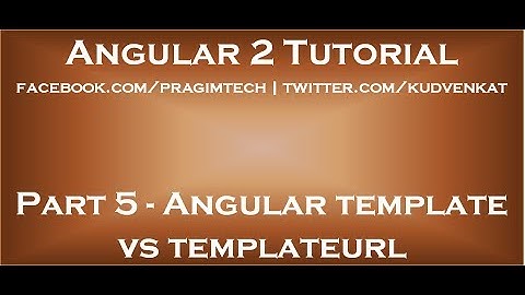 Angular-sjabloon versus templateurl