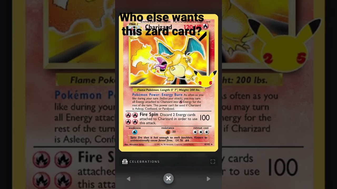Who else wants this zard card?