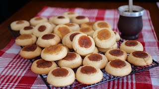 Pepas caseras de dulce membrillo y batata. Facilísimas