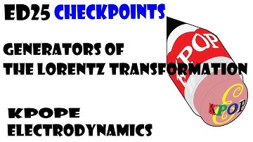 ED25 Generators of the Lorentz Transformation