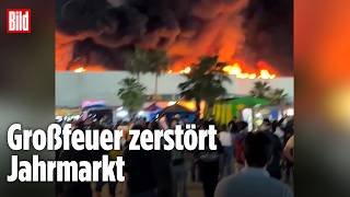 FLAMMEN-HÖLLE IN MEXIKO: Jahrmarkt wird zur Todesfalle mit fünf Opfern